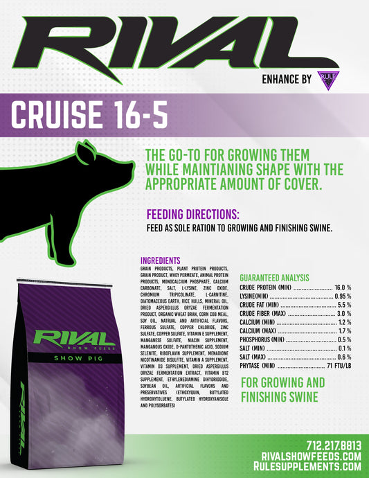 Rival Cruise 16-5 - 10 bags per pallet minimum