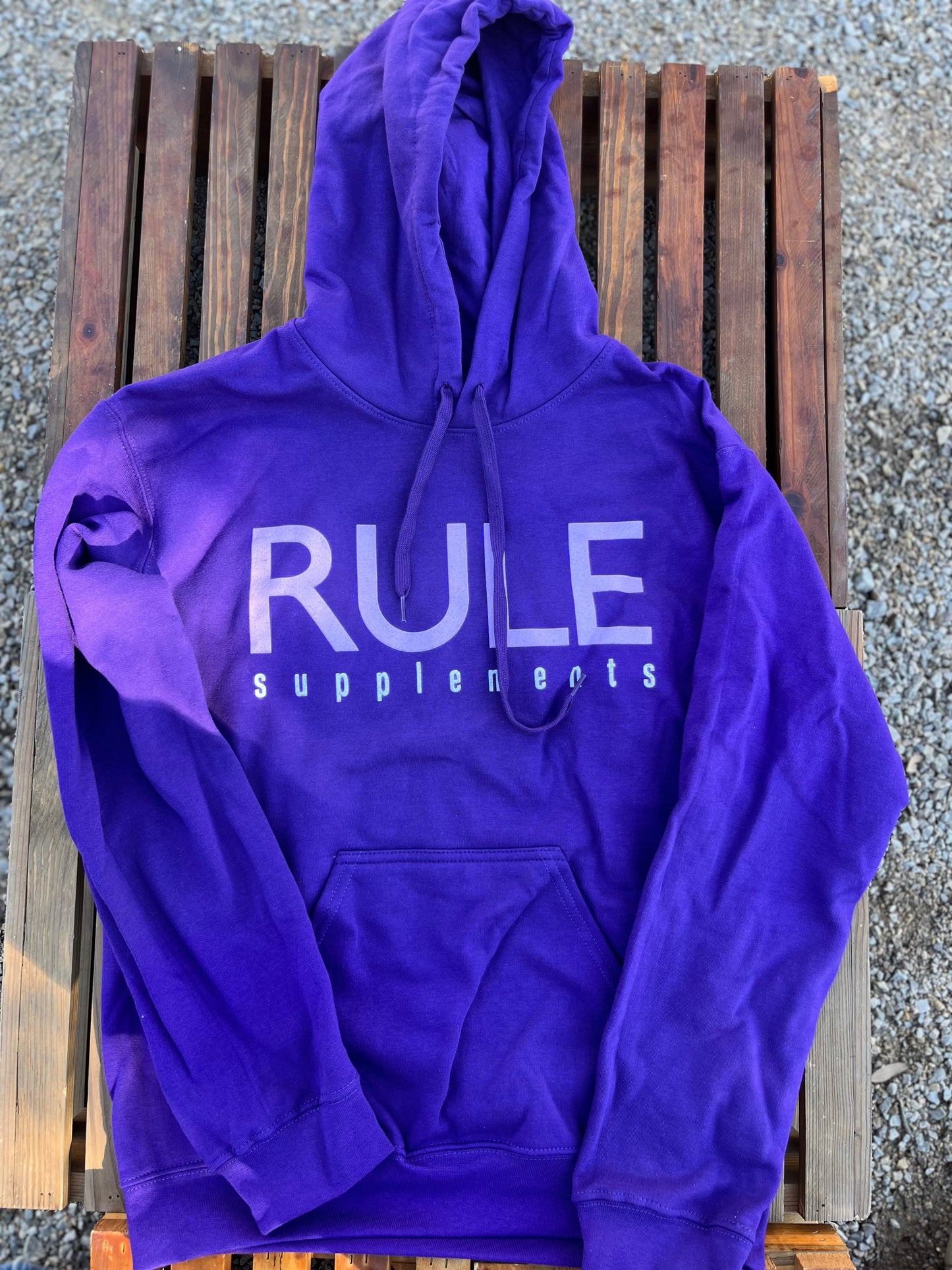 Rule Supplements Purple Hoodie