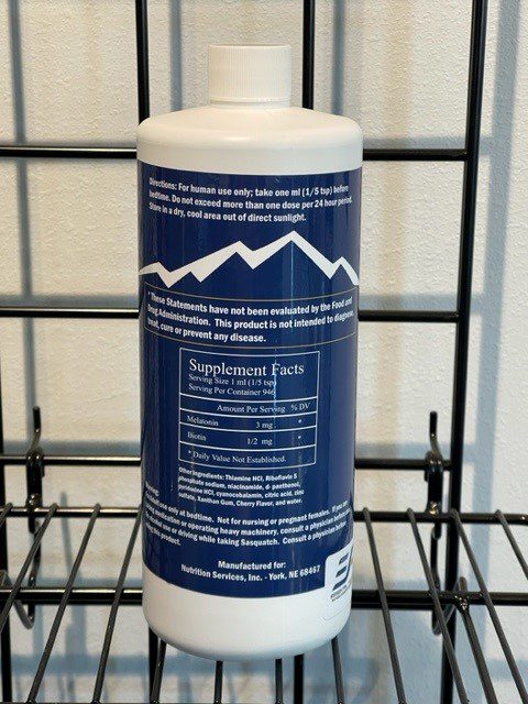 Sasquatch 32 oz back of bottle